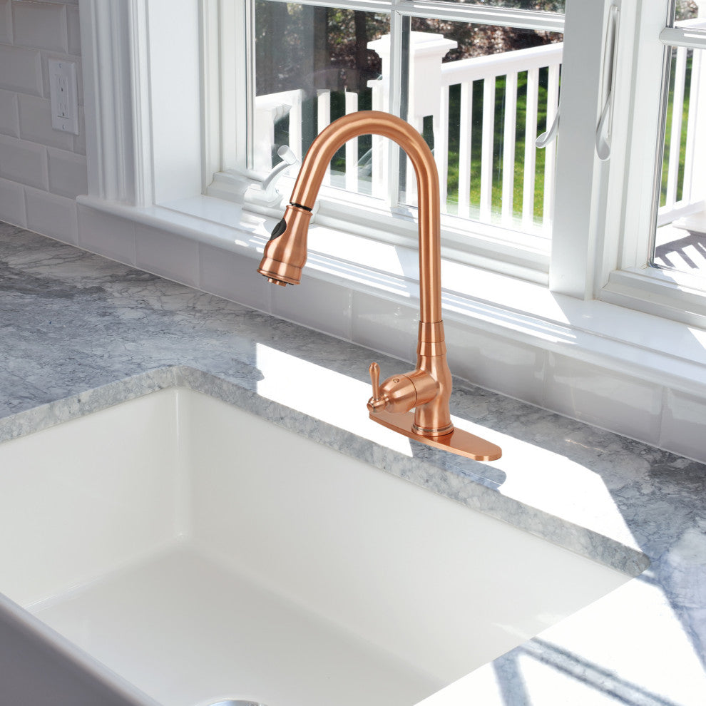 Copper Kitchen Sink Faucet Hole Cover Deck Plate Escutcheon - Lifetime Warranty