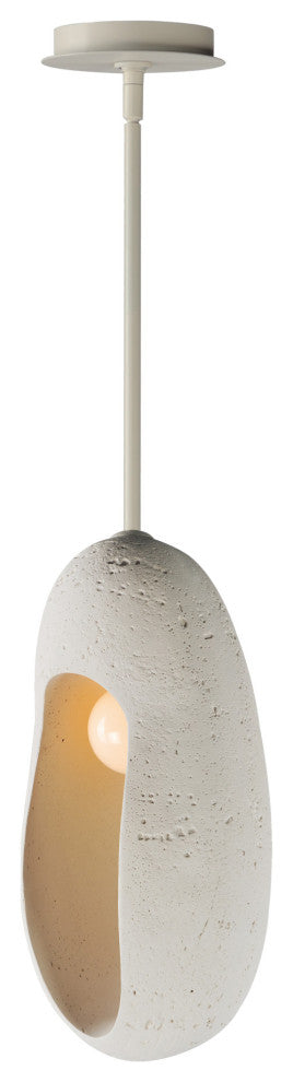 ET2 E25214 Luna 9"W LED Mini Pendant - Chaulk White