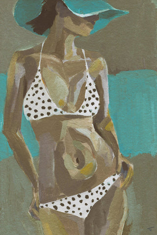 "I See Spots II" Painting Print on Wrapped Canvas, 24"x36"