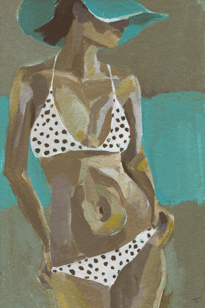 "I See Spots II" Painting Print on Wrapped Canvas, 24"x36"