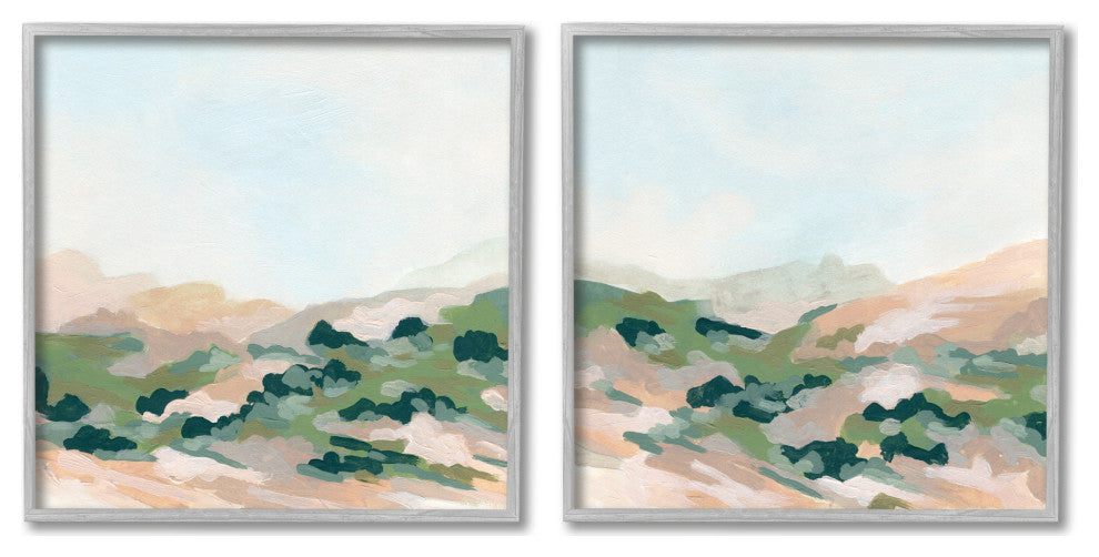 Abstract Mountain Forest Clear Sky,24 x 24