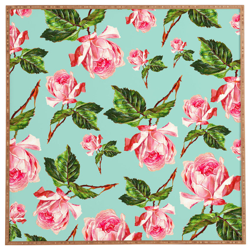 Deny Designs Allyson Johnson Prettiest Roses Framed Wall Art