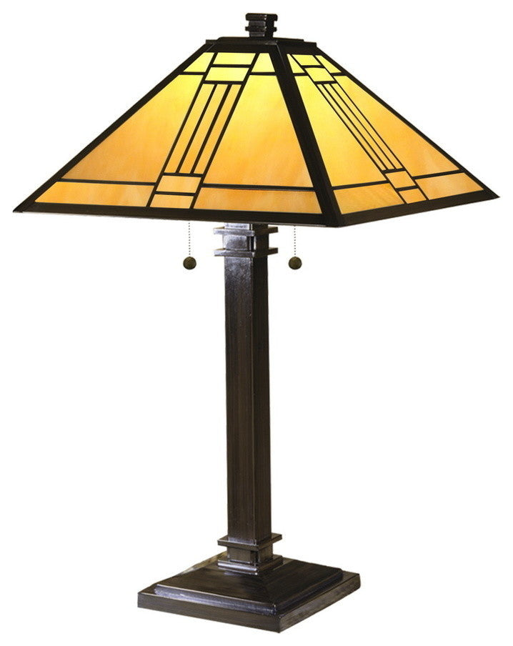 Noir Mission Table Lamp