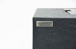 Manhattan 36" Concrete Fire Table (Liquid Propane) / Dark Grey