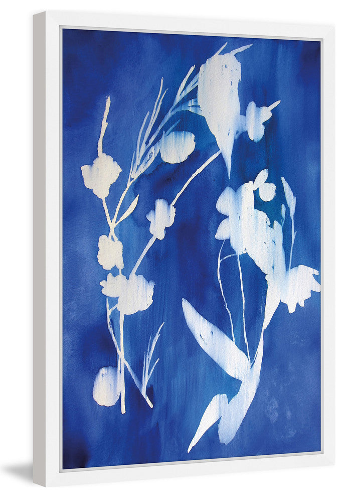 Marmont Hill, "Cyanotype" by Christine Lindstrom Framed Painting Print, 20x30