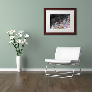 Lauren Moss 'Galdhopiggen' Art, Wood Frame, White Matte, 14"x11"