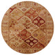 Ahgly Company Indoor Round Mid-Century Modern Area Rugs, 4' Round