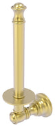 Carolina Upright Toilet Paper Holder, Satin Brass
