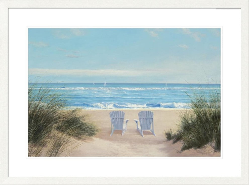 "Among Friends II" Framed Digital Print by Diane Romanello, 39x29"