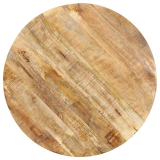 vidaXL Side Table Round End Table Living Room Coffee Table Solid Wood Mango