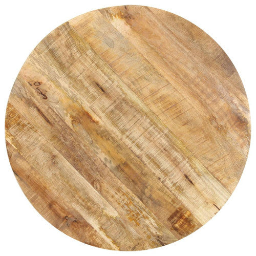 vidaXL Side Table Round End Table Living Room Coffee Table Solid Wood Mango