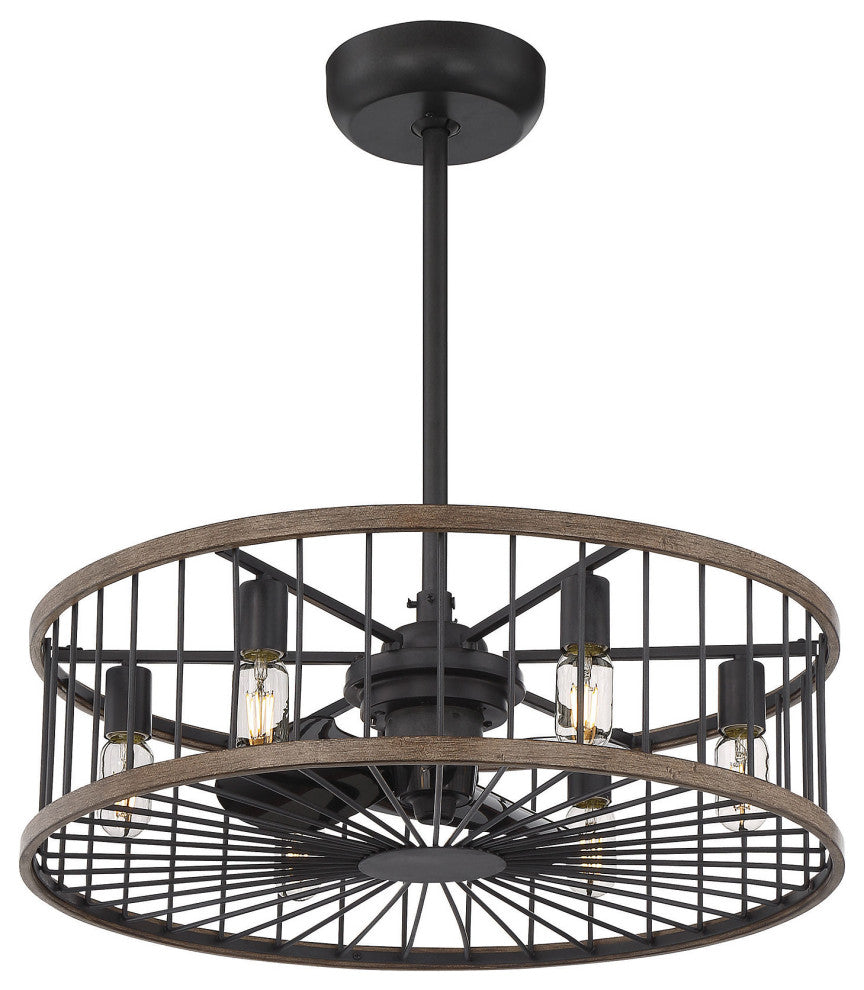 Kona 6-Light Fan D'lier