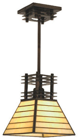 Meyda Lighting 8"Sq Watersedge Mini Pendant