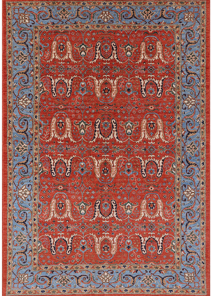 Ahgly Company Indoor Rectangle Mid-Century Modern Area Rugs, 4' x 6'