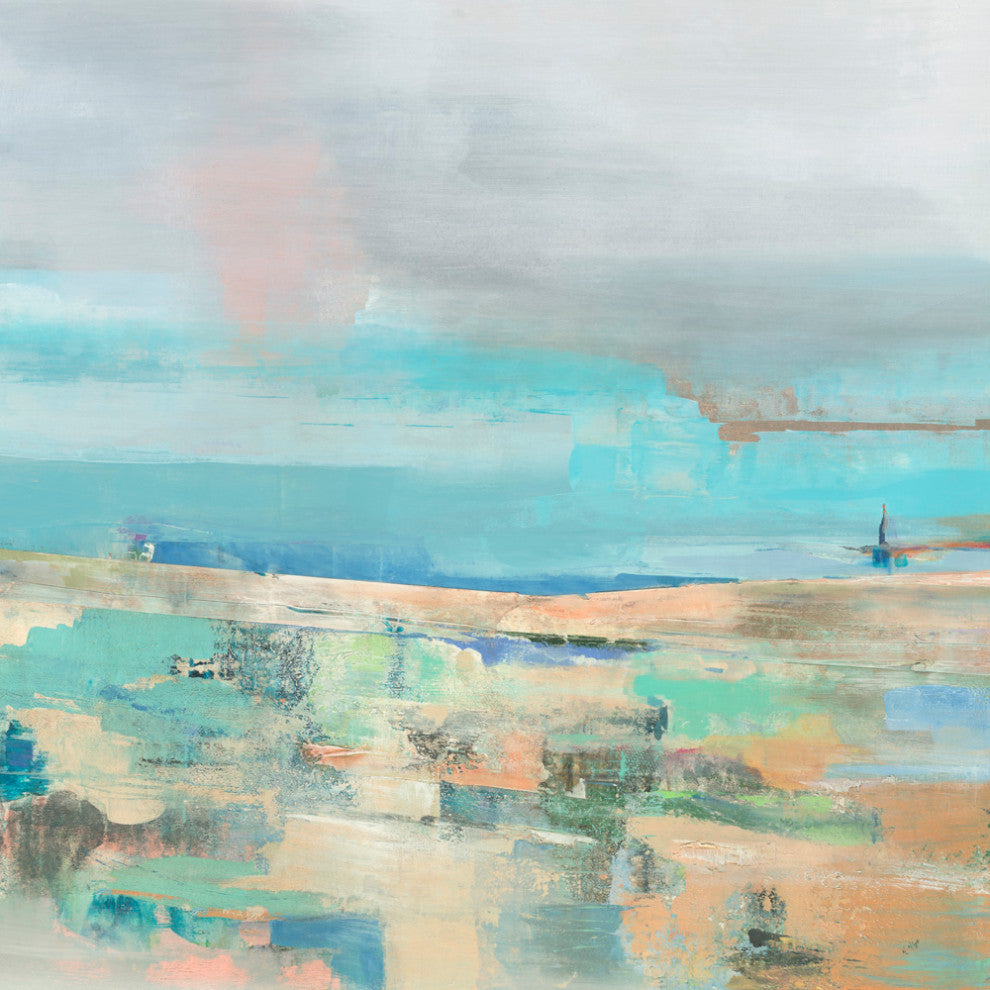 Low Tide I - 72 x 72 by Nancy Ngo