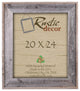 Enid Premium Reclaimed Rustic Barn Wood Wall Frame, 20"x24"