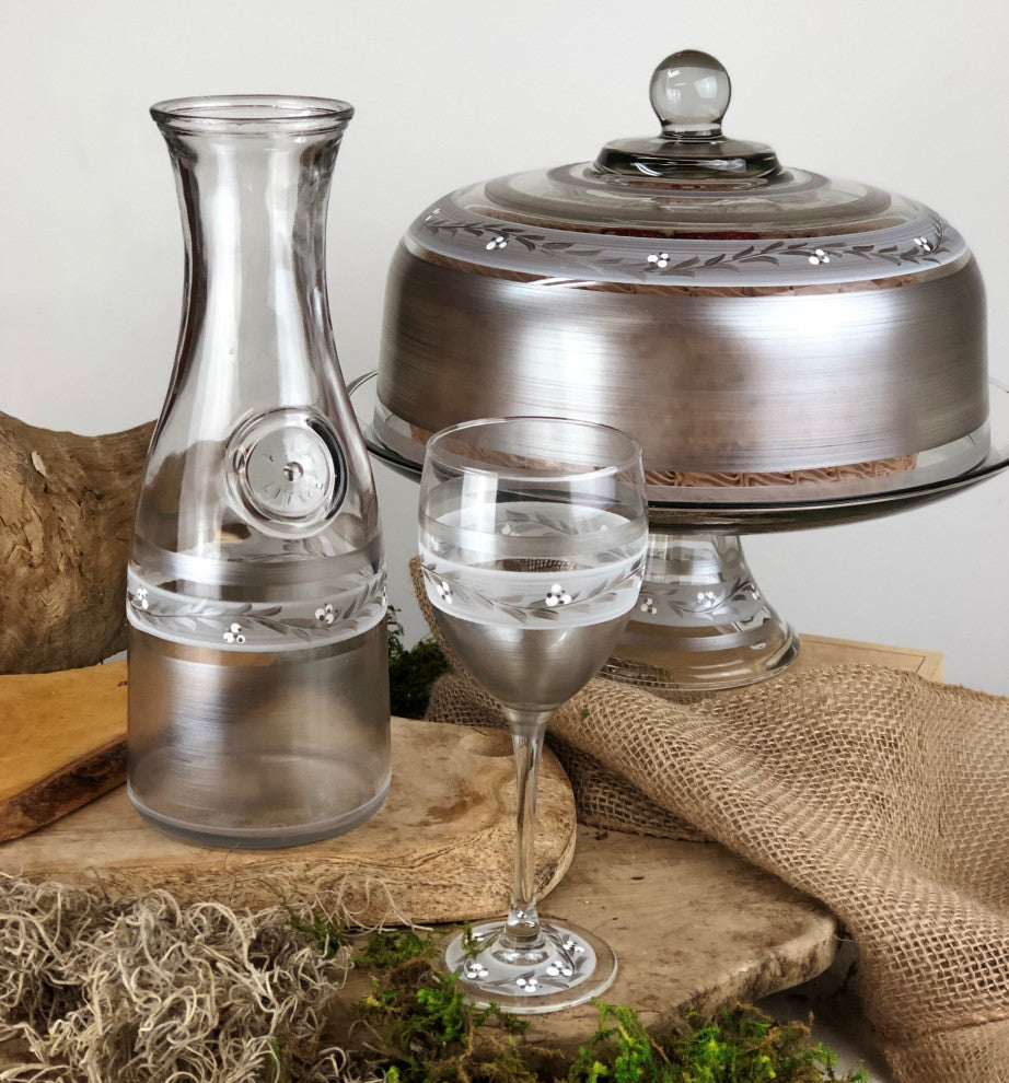 Pewter Vine Carafe