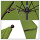 Fiberglass Umbrella Bronze, Spectrum Cilantro