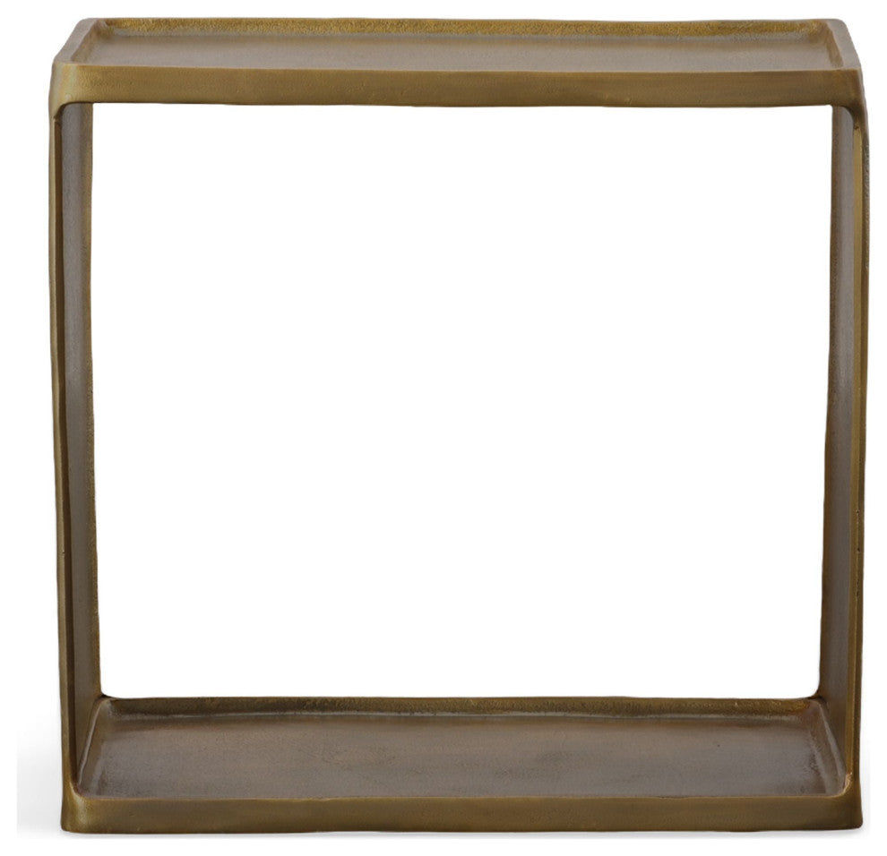 Uttermost 25232 Derwent Antique Brass Side Table