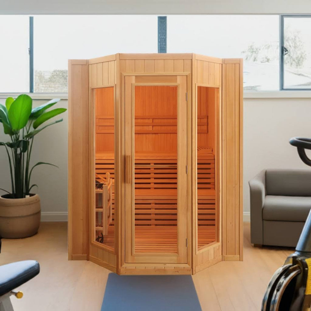 Tiburon 4-Person Traditional Dry Sauna