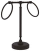 Vanity Top 2 Towel Ring Guest Towel Holder, Oil Rubbed Bronze