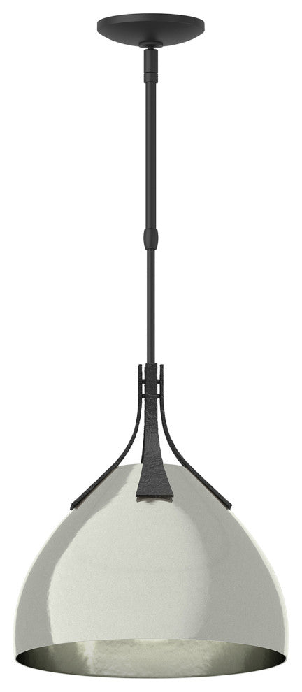 Summit Pendant, Black Finish, Sterling Accents, Standard Overall Height