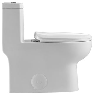 Kingsman Contemporary Modern Design,Elongated Toilet MJ76 Pure White