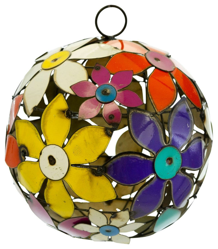Lucia Flower Detail Metal Ball