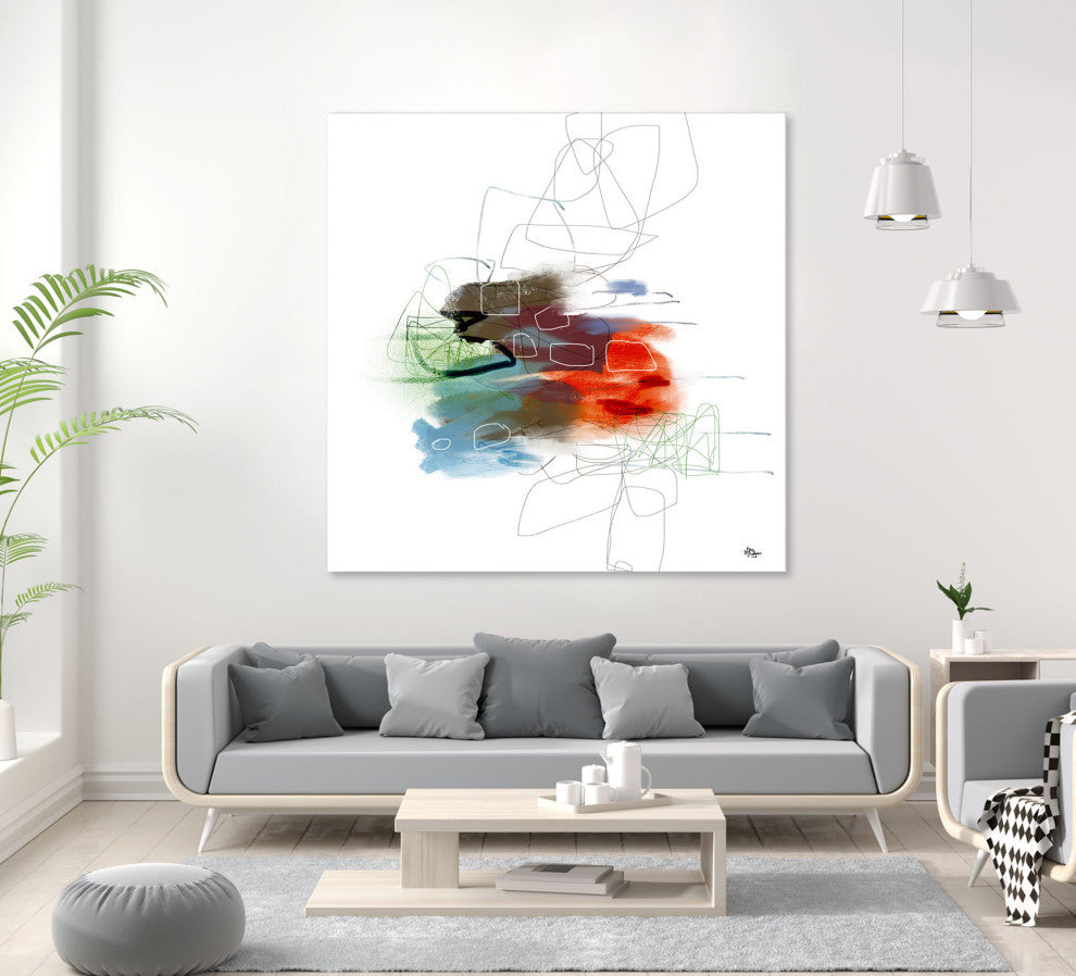 Loving Life I - 72 x 72 by Lisa Ridgers
