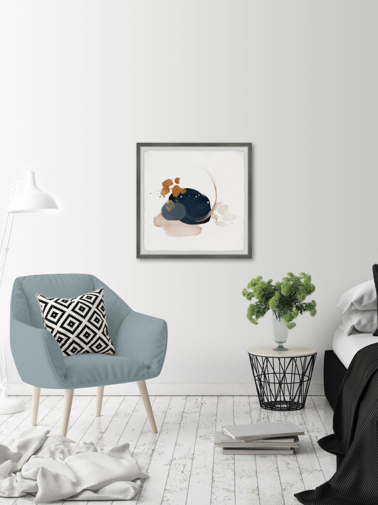 "Perpetual Storm" Framed Painting Print, 18x18