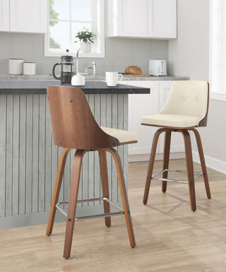 Gianna Fixed-Height Counter Stool, Set of 2