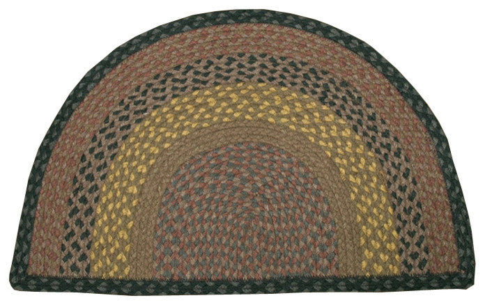 Charcoal Braided Slice, 18"x29"