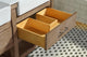 Marina 60" Bathroom Vanity, Weathered Finish, White Engineered Stone