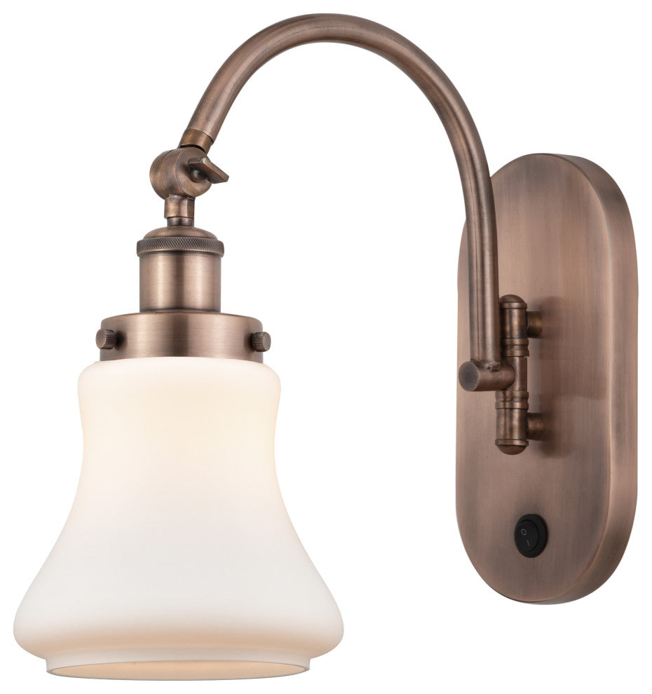 Innovations 918-1W-AC-G191-LED 1-Light Sconce, Antique Copper