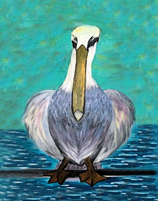 Pelican Pete Art Print, 11"x14"