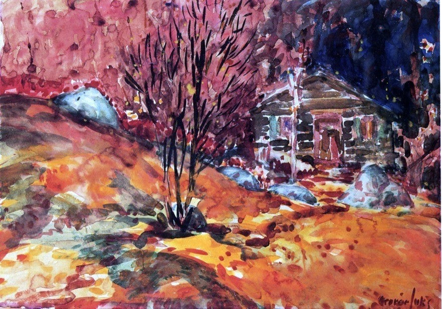George Luks Autumn Landscape Wall Decal