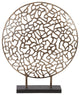 Bronze and Black Abstract Coral Sculpture
