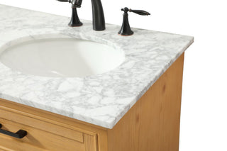 Home Living 21.5" Transitional Natural Wood-Light Bathroom Vanity