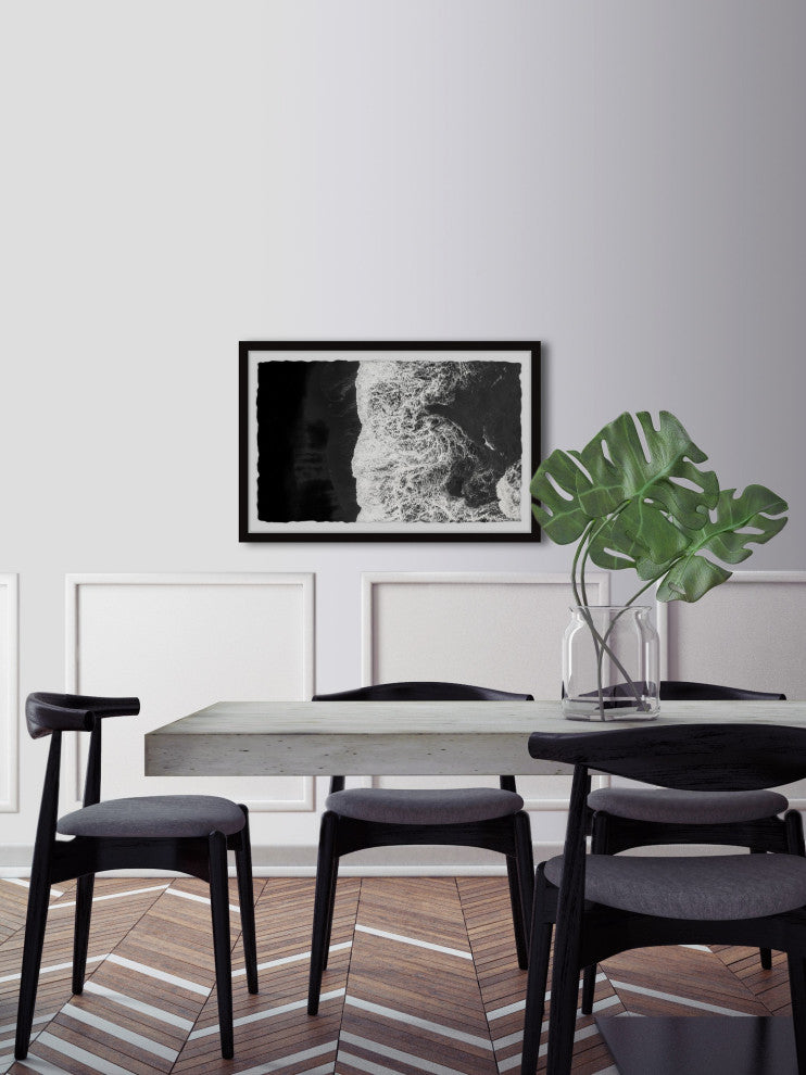 "Sun Sea Sand" Framed Painting Print, 18x12