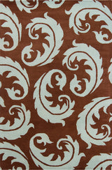 Allie Abstract Contemporary Area Rug, 8'x10'