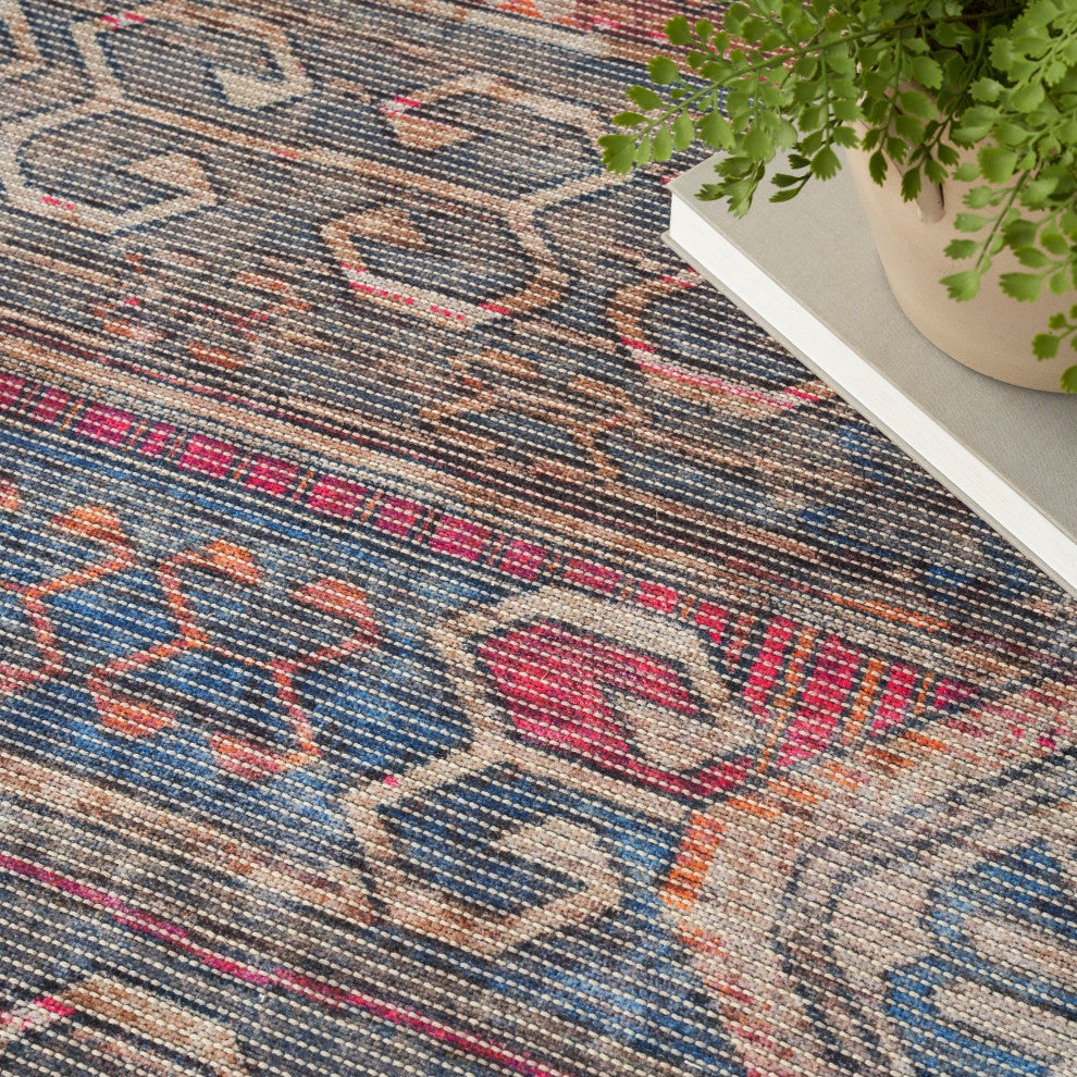 Nicole Curtis Nc Series 1 8' x 10' Multicolor Machine Washable Area Rugs