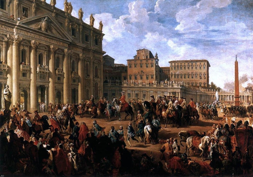 Giovanni Paolo Pannini Charles III at St Peter's Wall Decal