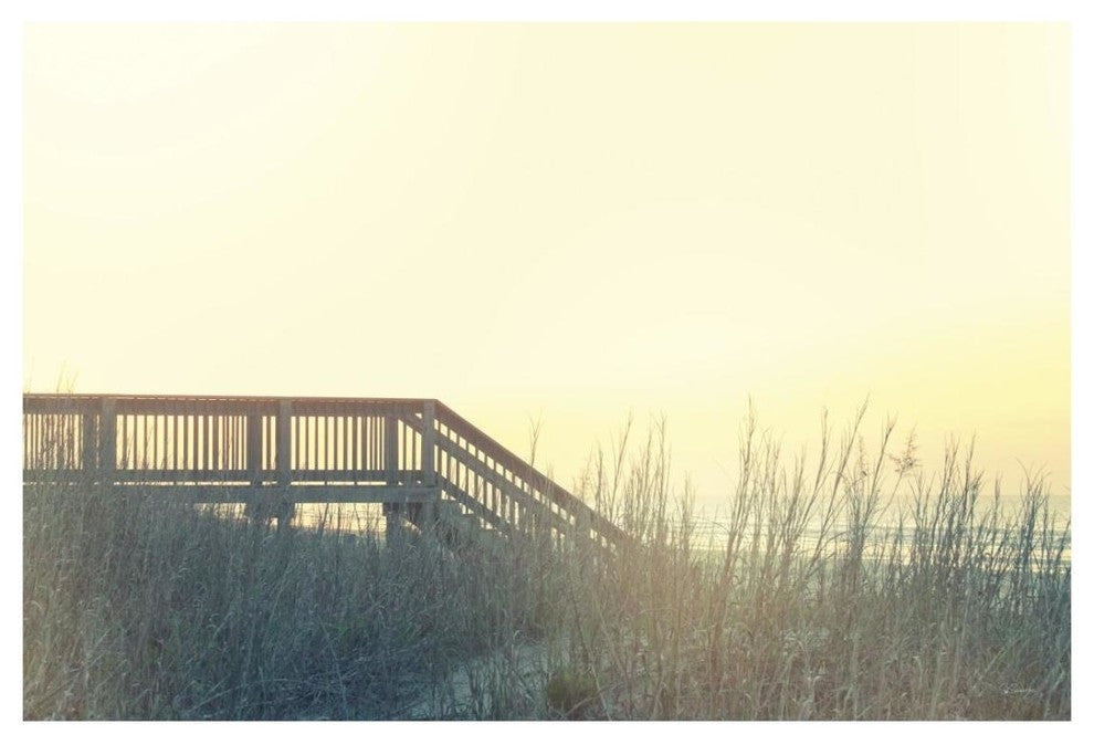 "Boardwalk to the Beach" Digital Paper Print by Sue Schlabach, 26"x18"
