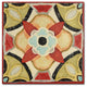 ''Bohemian Rooster Tile Square IV'' Canvas Art by Daphne Brissonnet