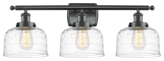 Innovations 916-3W-BK-G713 3-Light Bath Vanity Light, Matte Black