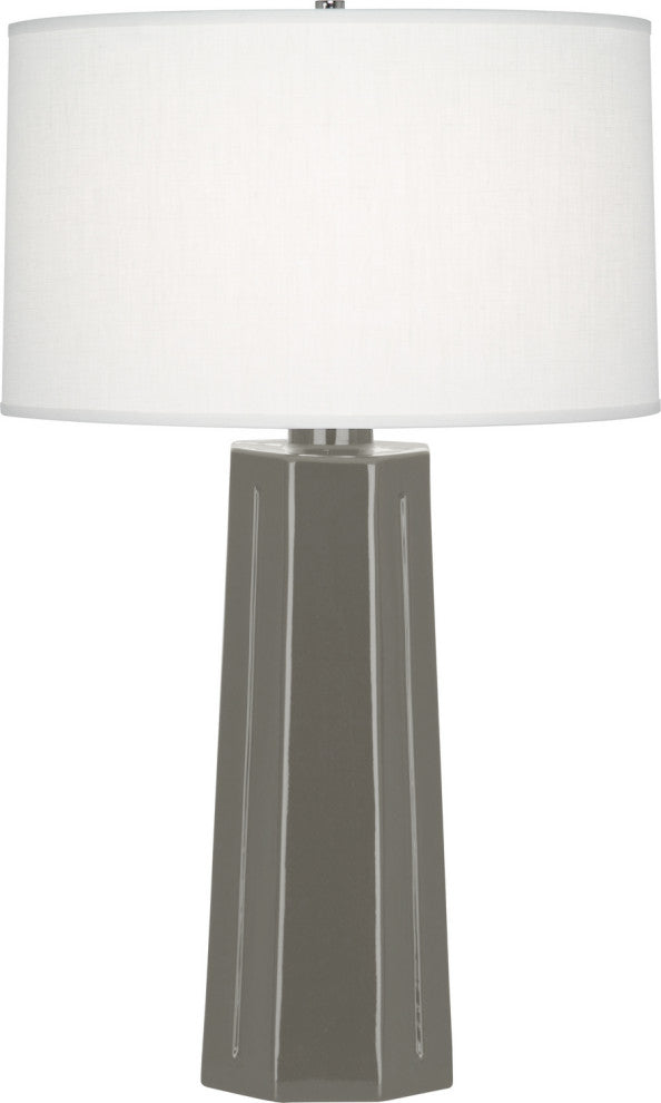 Robert Abbey RA-CR960 1-Light Table Lamp, Mason
