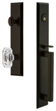 Fifth Avenue Dummy Handleset, D Grip and Baguette Clear Crystal Knob, 849287