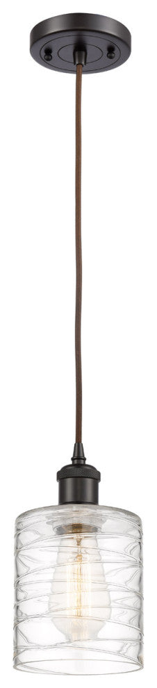 Innovations 516-1P-OB-G1113 1-Light Mini Pendant Oil Rubbed Bronze