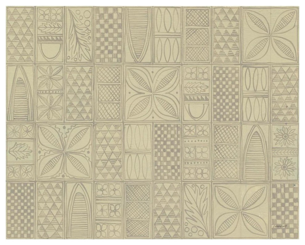 "Patterns of the Amazon II" Digital Paper Print by Kathrine Lovell, 37"x30"