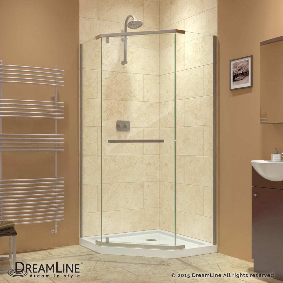 Dreamline Prism 34 1/8"x34 1/8" Frameless Pivot Shower Enclosure